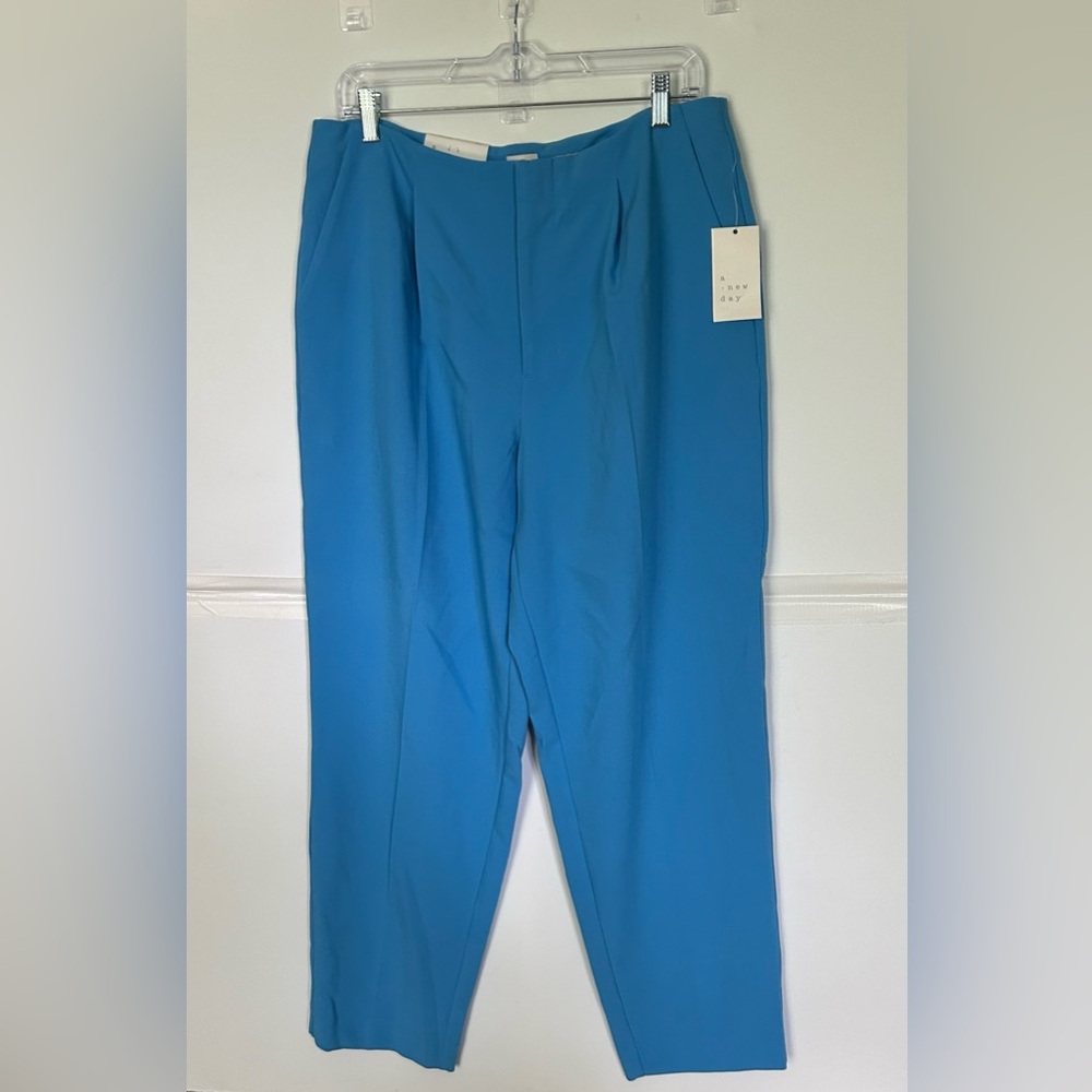 a new day woman’s blue ankle pants. Size 12. NWT